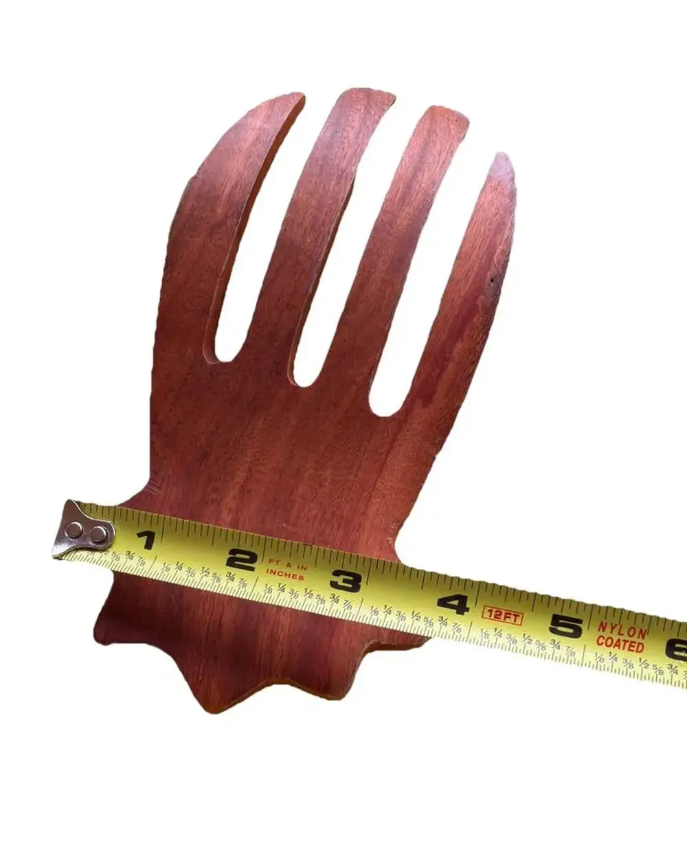 Vintage Wooden Hand Carved Salad Servings Forks Claws Tiki Hawaii Philippines